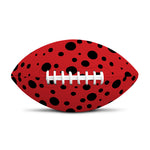 Ladybug Spots Pattern Print Rugby Ball