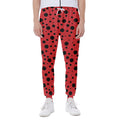 Ladybug Spots Pattern Print Joggers