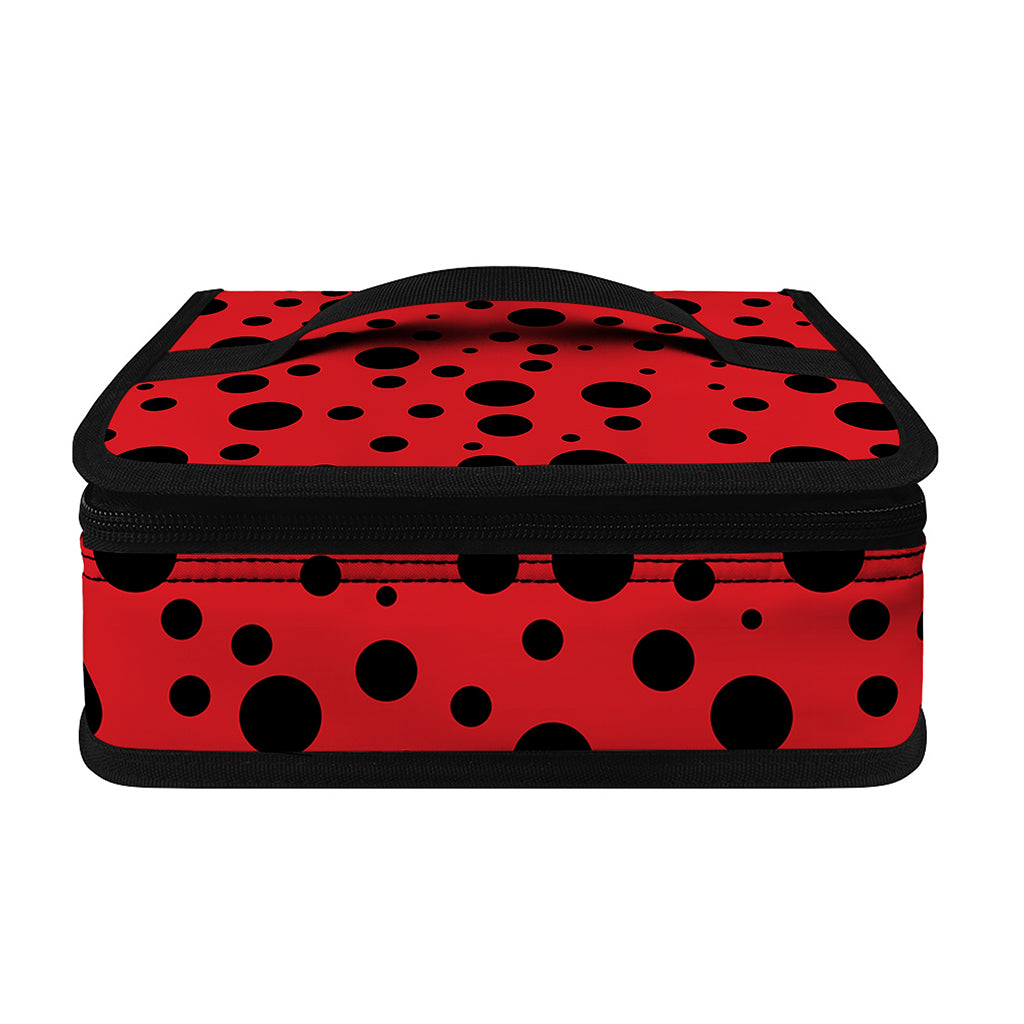 Ladybug Spots Pattern Print Small Lunch Bag