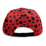Ladybug Spots Pattern Print Snapback Cap