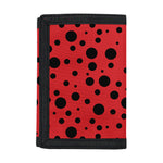 Ladybug Spots Pattern Print Trifold Wallet