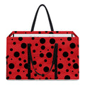 Ladybug Spots Pattern Print Utility Tote Bag