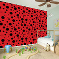 Ladybug Spots Pattern Print Wall Sticker