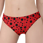 Ladybug Spots Pattern Print Women's Panties