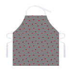 Ladybug Striped Pattern Print Adjustable Apron
