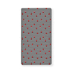 Ladybug Striped Pattern Print Baby Crib Sheet