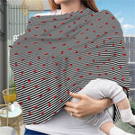 Ladybug Striped Pattern Print Baby Seat Cover