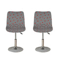 Ladybug Striped Pattern Print Bar Stool Covers