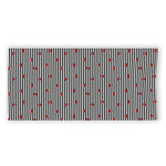 Ladybug Striped Pattern Print Beach Towel