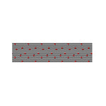 Ladybug Striped Pattern Print Bed Runner