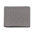 Ladybug Striped Pattern Print Bifold Wallet