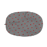 Ladybug Striped Pattern Print Car Side Mirror Covers