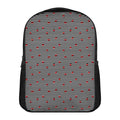 Ladybug Striped Pattern Print Casual Backpack