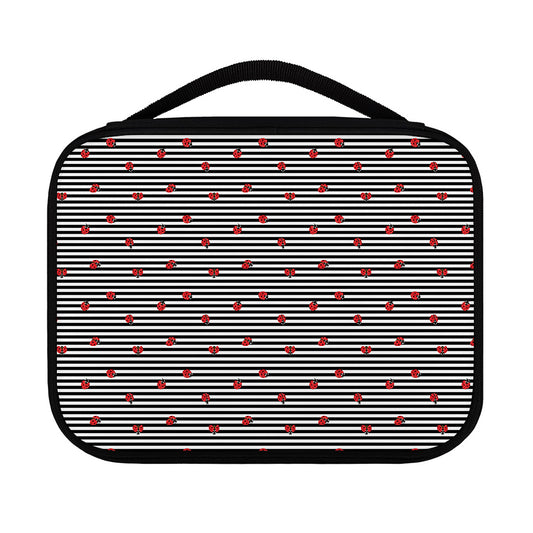 Ladybug Striped Pattern Print Classic Bible Case