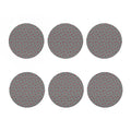 Ladybug Striped Pattern Print Coaster Set