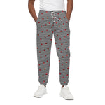 Ladybug Striped Pattern Print Cotton Pants