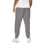 Ladybug Striped Pattern Print Cotton Pants