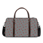 Ladybug Striped Pattern Print Duffle Bag