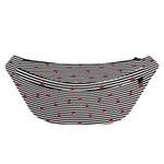 Ladybug Striped Pattern Print Fanny Pack