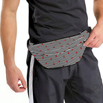 Ladybug Striped Pattern Print Fanny Pack