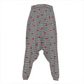Ladybug Striped Pattern Print Hammer Pants