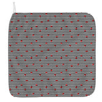 Ladybug Striped Pattern Print Hand Towel