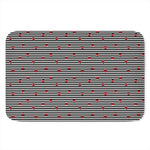 Ladybug Striped Pattern Print Indoor Door Mat