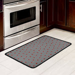 Ladybug Striped Pattern Print Kitchen Mat