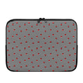 Ladybug Striped Pattern Print Laptop Sleeve
