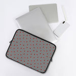 Ladybug Striped Pattern Print Laptop Sleeve