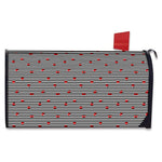 Ladybug Striped Pattern Print Mailbox Cover