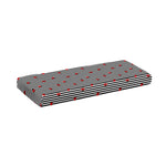 Ladybug Striped Pattern Print Piano Keyboard Cover
