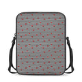 Ladybug Striped Pattern Print Rectangular Crossbody Bag