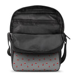 Ladybug Striped Pattern Print Rectangular Crossbody Bag