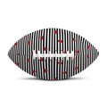 Ladybug Striped Pattern Print Rugby Ball