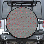 Ladybug Striped Pattern Print Tire Cover