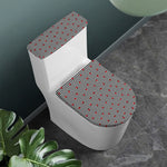 Ladybug Striped Pattern Print Toilet Lid And Tank Cover Set