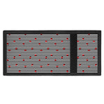 Ladybug Striped Pattern Print Trifold Wallet