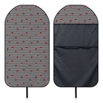 Ladybug Striped Pattern Print Waterproof Car Seat Cover