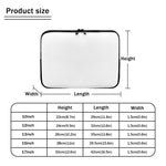 Water Drops Print Laptop Sleeve