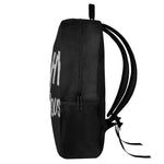 Laughing Joker Why So Serious Print 17 Inch Backpack