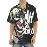 Laughing Joker Why So Serious Print Aloha Shirt