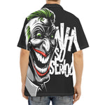 Laughing Joker Why So Serious Print Aloha Shirt