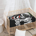 Laughing Joker Why So Serious Print Baby Crib Sheet