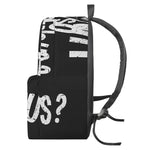 Laughing Joker Why So Serious Print Backpack