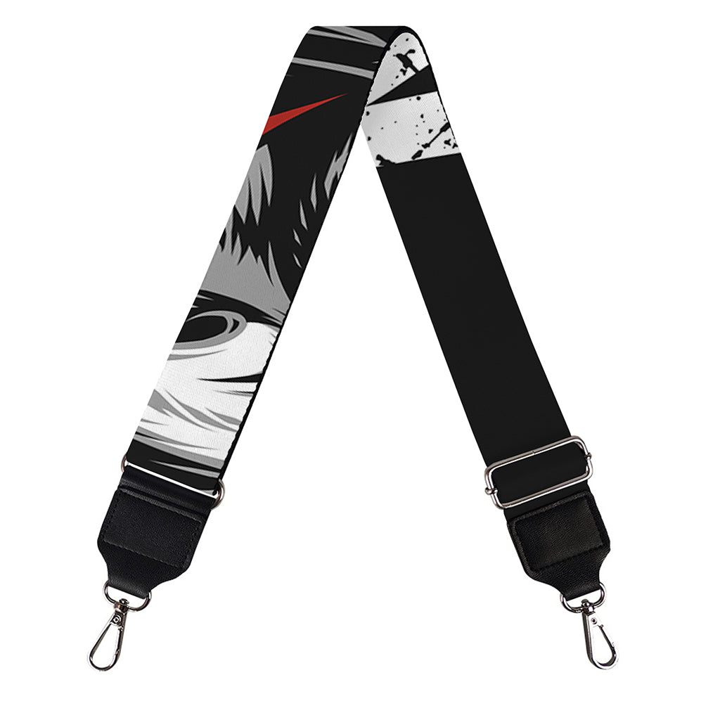 Laughing Joker Why So Serious Print Bag Strap