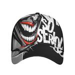 Laughing Joker Why So Serious Print Baseball Cap