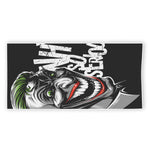 Laughing Joker Why So Serious Print Beach Towel
