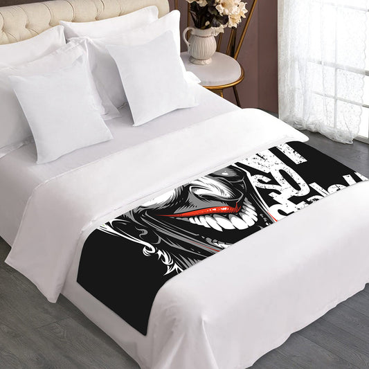 Laughing Joker Why So Serious Print Bed Runner