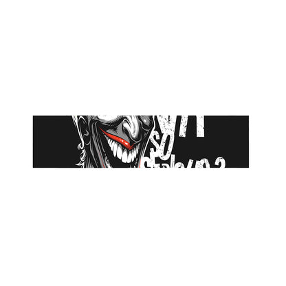 Laughing Joker Why So Serious Print Bed Runner